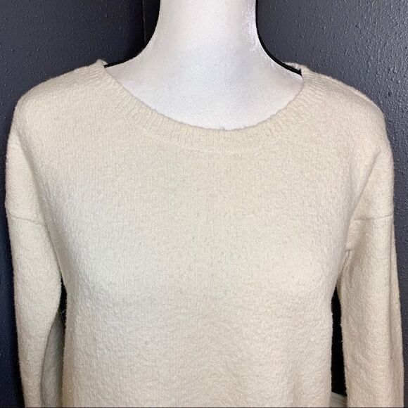 Eileen Fisher tunic sweater with rolled hem - Picture 3 of 6